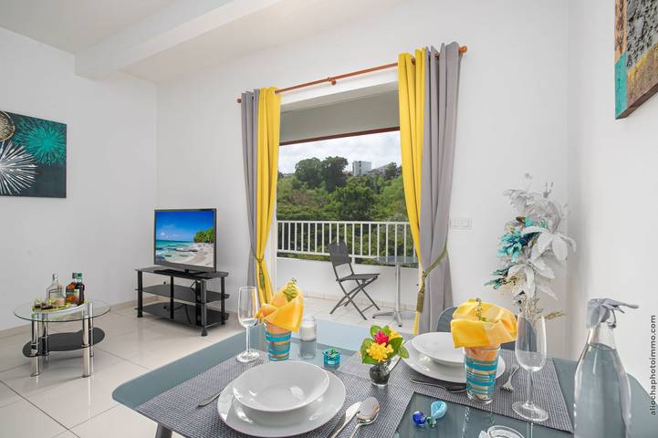 Appartement de vacances pour 2 personnes, avec balcon et jardin