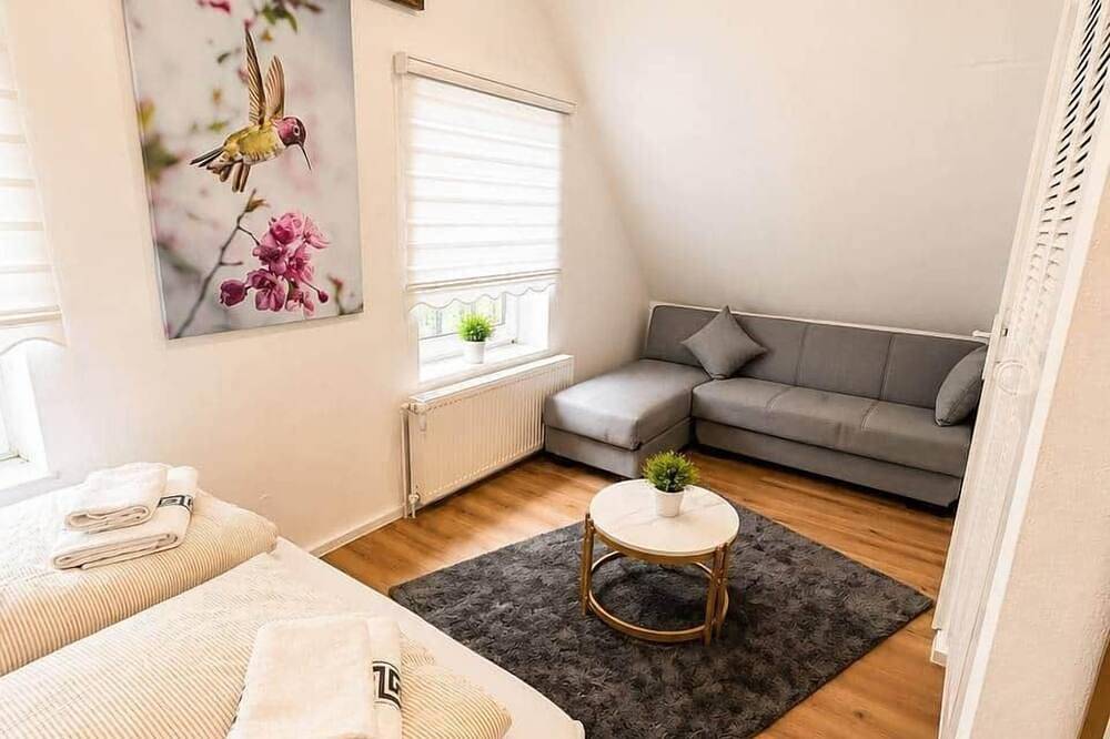 Room with 160 cm bed + sofa bed & workspace room :22 in Wuppertal, Bergisch region