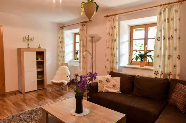 Ferienwohnung für 4 Personen, mit Balkon und Garten