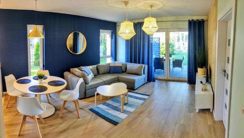 Ferienwohnung für 4 Personen, mit Ausblick und Garten sowie Balkon - 1