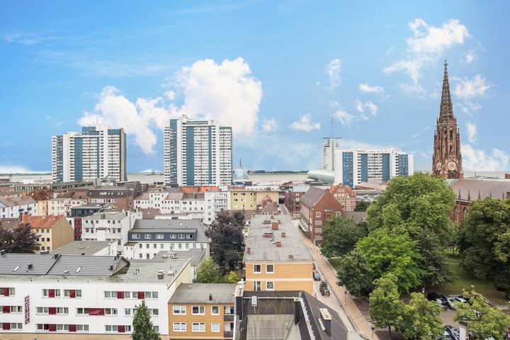 Ferienwohnung für 4 Personen, mit Garten rund um die Havenwelten