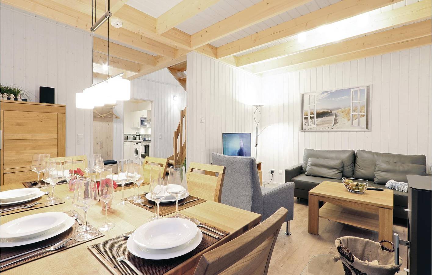 Apartment mit Meerblick, Terrasse und Parkplatz in Olpenitz, Kappeln