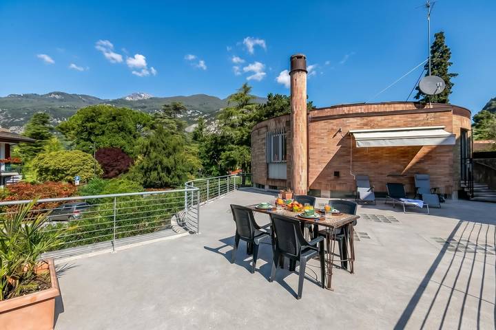Ferienwohnung für 4 Personen, mit Terrasse in Arco