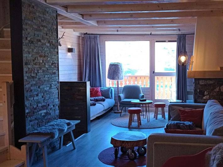 Chalet pour 11 personnes, avec balcon