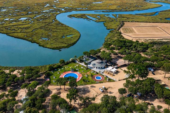 Camping für 4 Personen, mit Garten und Pool sowie Terrasse an der Costa de la Luz - 4