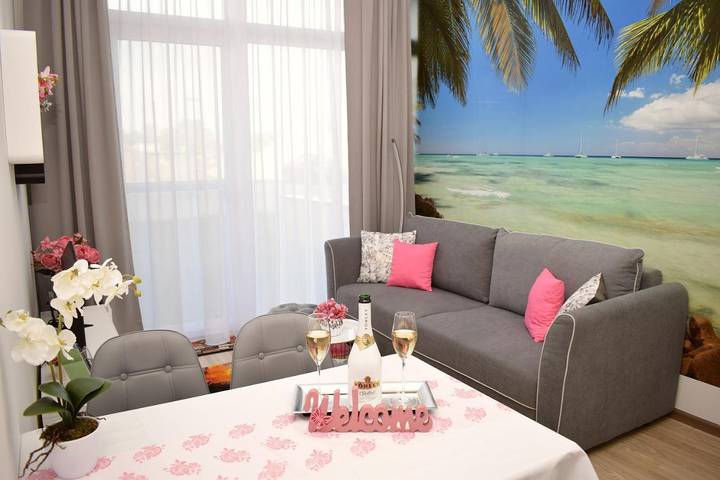 Ferienwohnung für 4 Personen, mit Ausblick und Seeblick sowie Garten, kinderfreundlich in Siofok