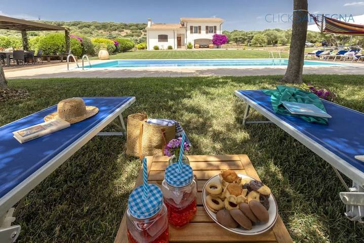 Villa pour 8 personnes, avec vue sur l’océan ainsi que piscine et jardin à Alghero - 4