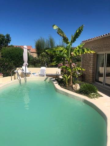 Gîte pour 6 personnes, avec piscine et jardin à Nieulle-sur-Seudre