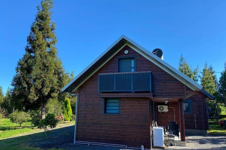 Chalet pour 6 personnes, avec balcon et jardin