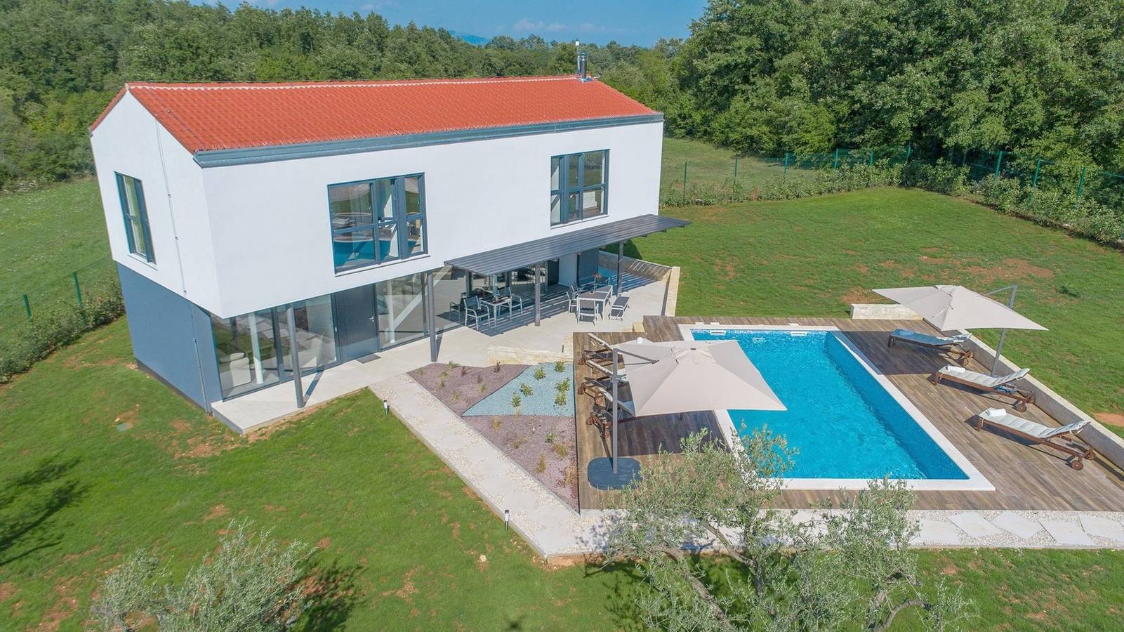 Luxury villa Fratello in Istria, private pool in Barban, Southcoast Istria