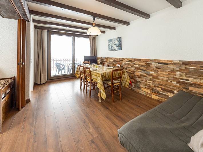 Gîte pour 6 personnes, avec Balcon dans Station De Saint Francois Longchamp