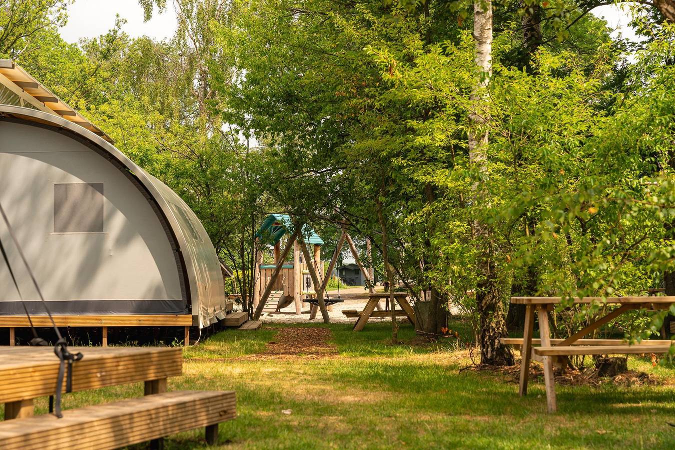 Vakantiepark Mölke — Panorama Lodge met privé sanitair | 5 pers. in Sallandse Heuvelrug