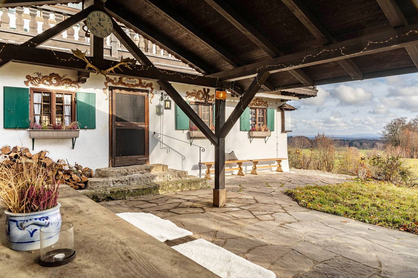 Chalet « Augenweide » avec vue sur la montagne, terrasse privée et Wi-Fi in Bad Feilnbach, Région Alpine de Tegernsee et Schliersee