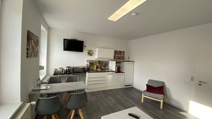 Ferienwohnung für 3 Personen, mit Balkon und Garten in Osterwieck