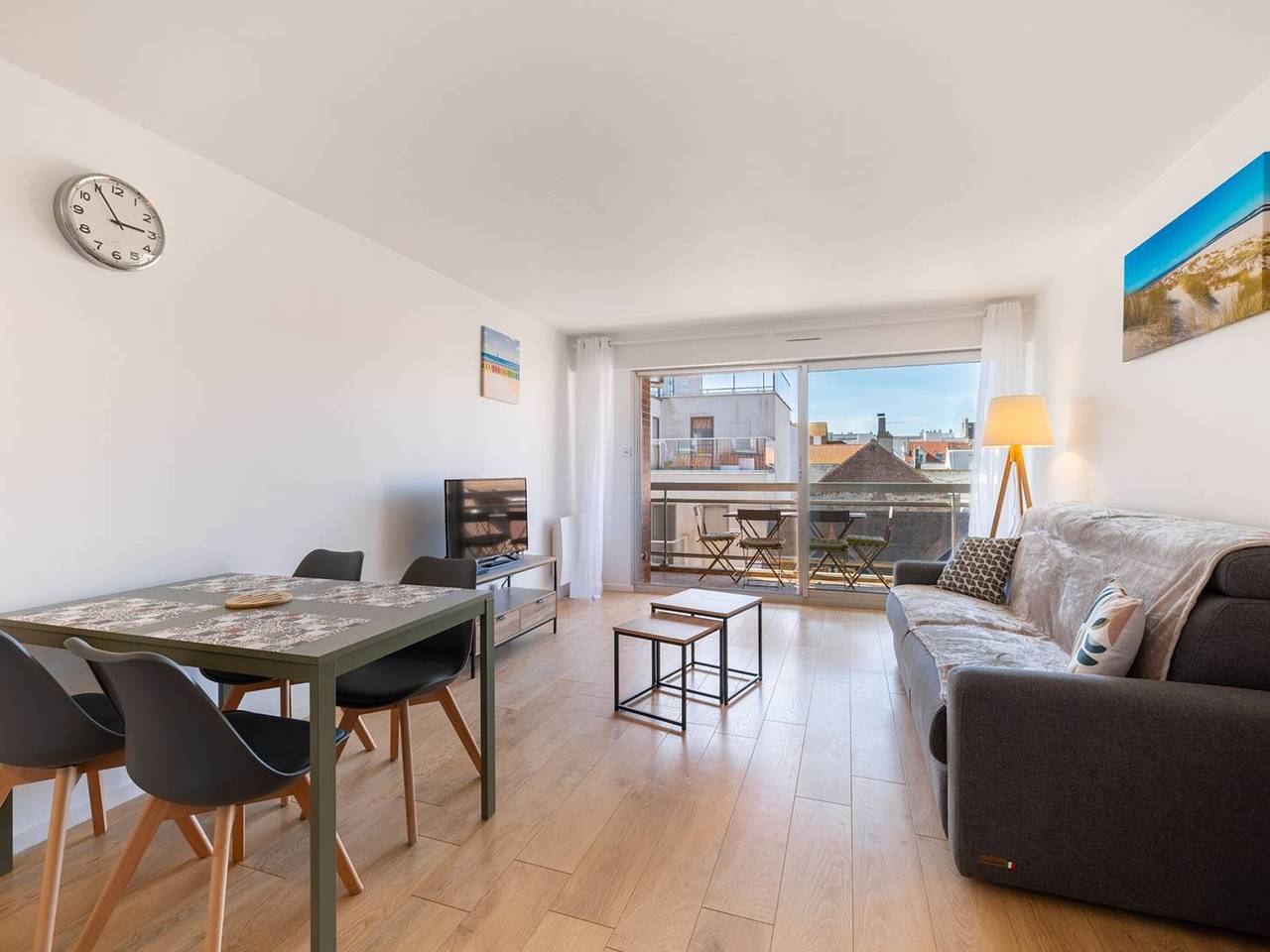 Studio entier, Appartement central avec balcon - 4 pers. in Touquet-Paris-Plage, Région de Montreuil