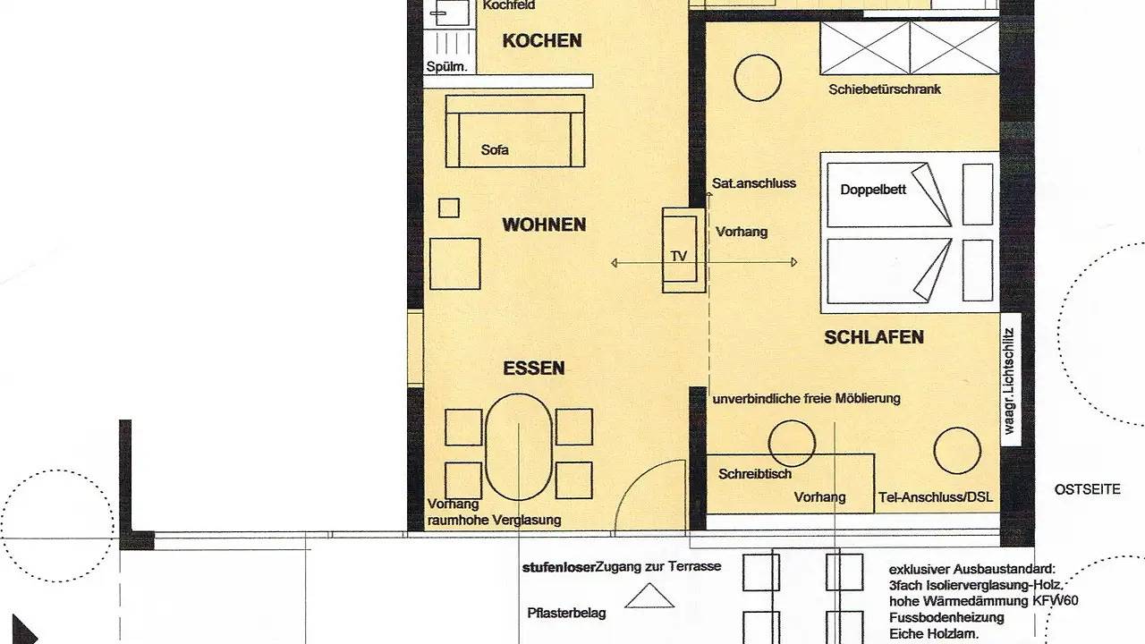 Ganze Ferienwohnung, Ferienwohnung für 2 Personen (50 m²) in Überlingen in Überlingen, Region Bodensee-Oberschwaben