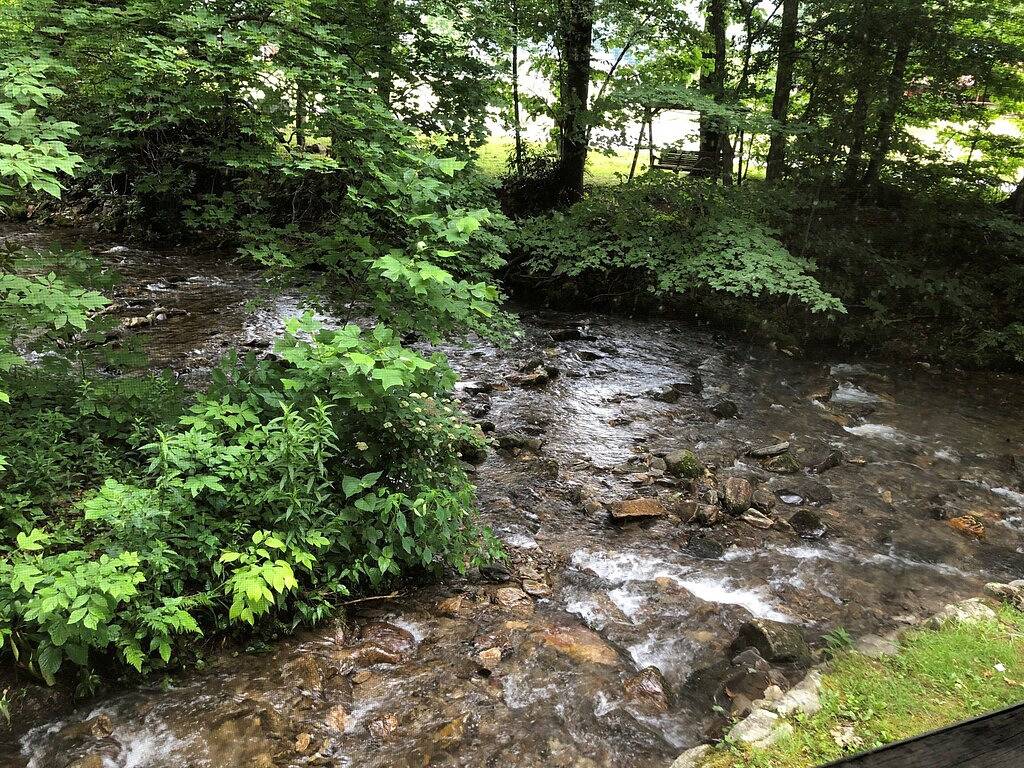 Cabin 3 with beautiful view of Campbell Creek, 2 Bedroom 1 Bath in Blue Ridge Parkway, Maggie Valley