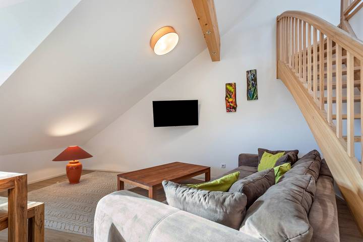 Ferienwohnung für 6 Personen, mit Garten