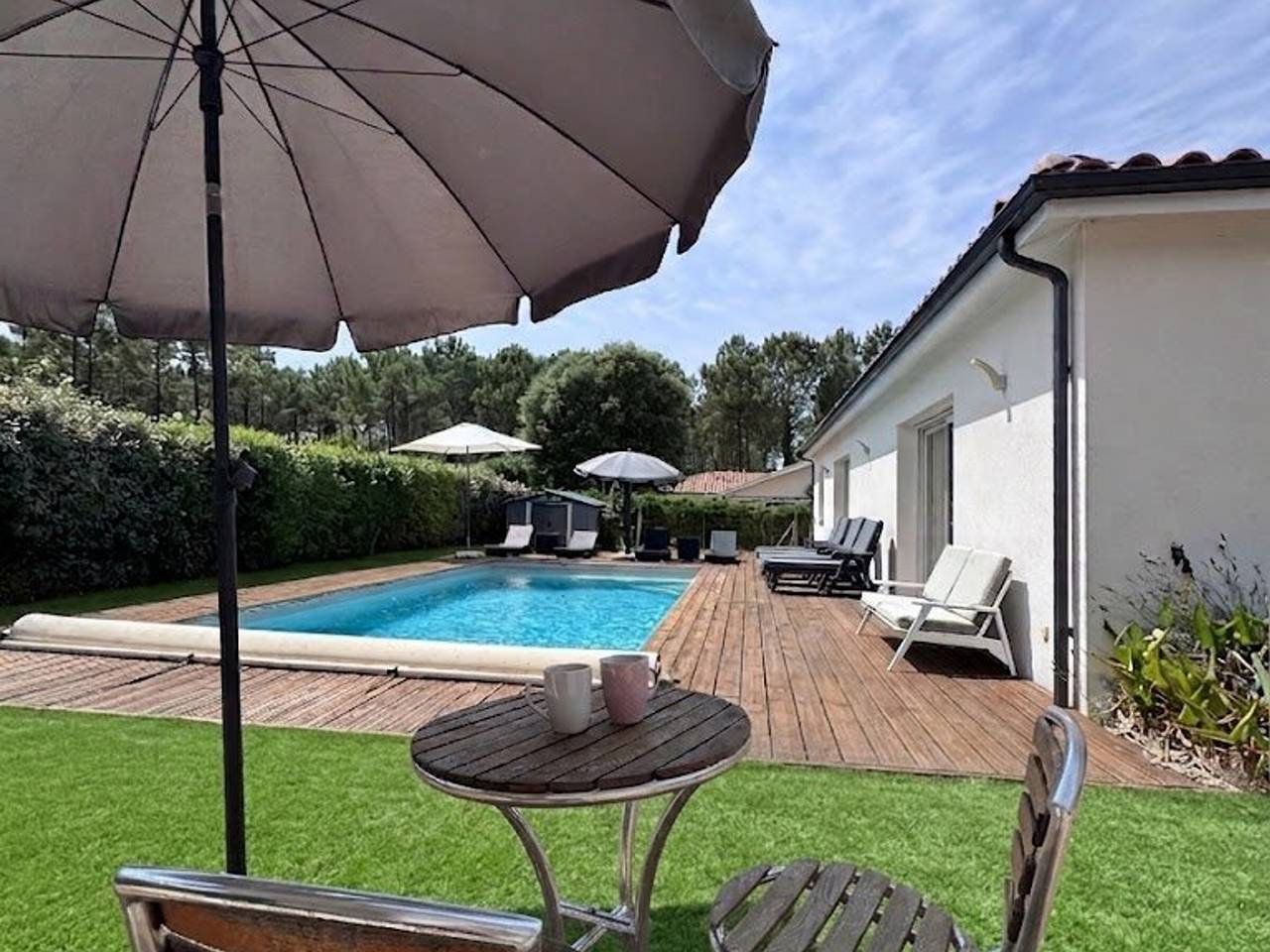 Villa con piscina, Wifi - 10 pers. in Azur (desambiguación), Côte d’Argent