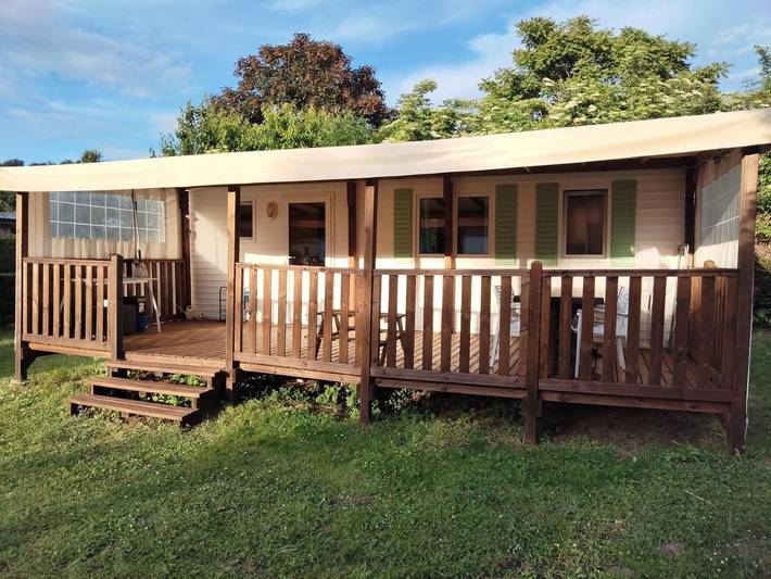 Maison de vacances pour 4 personnes, avec jardin ainsi que piscine et terrasse
