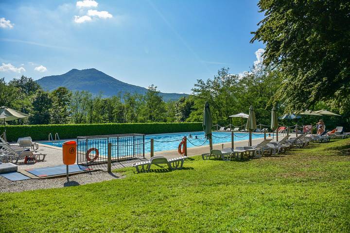 Appartement de vacances pour 5 personnes, avec jardin ainsi que terrasse et piscine, animaux acceptés - 1