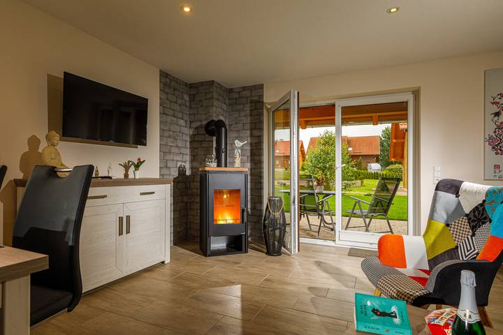 Ferienhaus für 6 Personen, mit Terrasse und Garten sowie Ausblick in Sachsen-Anhalt