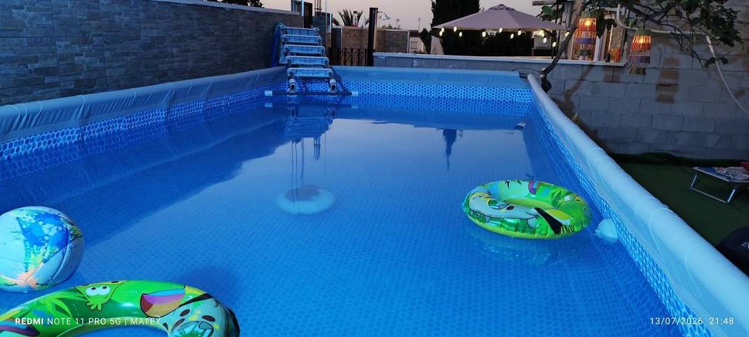 Apartamento para 7 personas, con Terraza además de Jardín y Piscina en Los Balcones