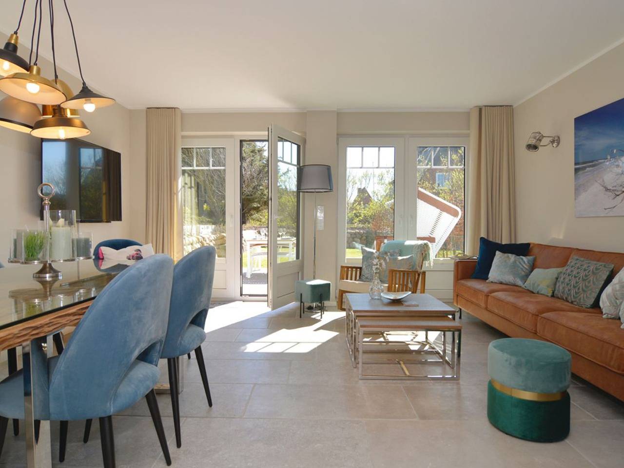 Ganze Ferienwohnung, Norderstrasse 50 - Moderne 93qm auf 2 Ebenen für bis zu 4 Personen mit eigener Sauna in Westerland, Sylt (Gemeinde)