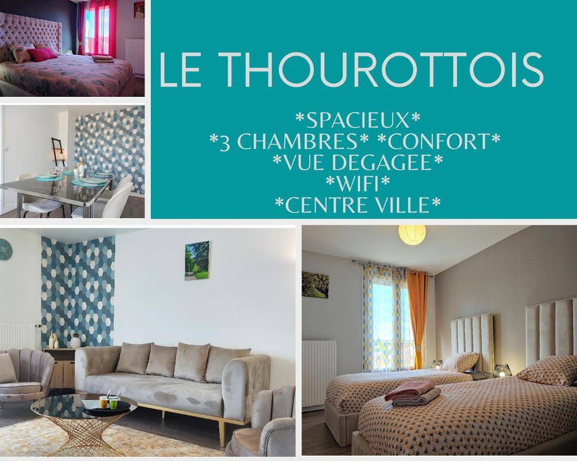 Appartement entier, Le Thourottois*Centre ville*Wifi*Spacieux*Confort* Saint-Gobain in Thourotte, Oise