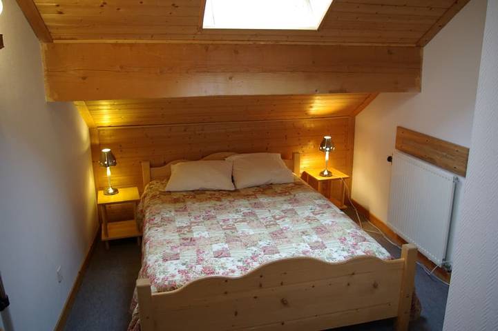 * Die Balkone des Lauziere Chalet Vista Montblanc in La Léchère, Le Grand Domaine