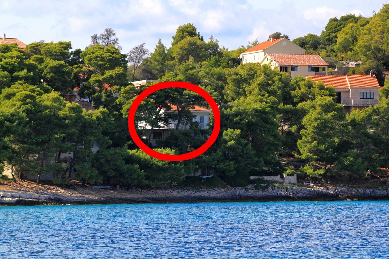 Ganze Wohnung, 3-Zimmer-Ferienwohnung am Strand Lumbarda, Korcula A-135-a in Lumbarda, Korcula