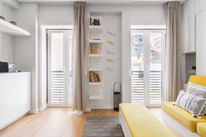 Estudio entero, Estudio 'Joya Contemporánea en el Corazón de Lisboa' con Wi-Fi y Aire Acondicionado in Lisboa, Costa de Lisboa