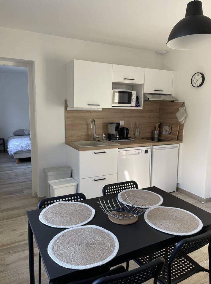 Appartement de vacances pour 2 personnes, avec jardin