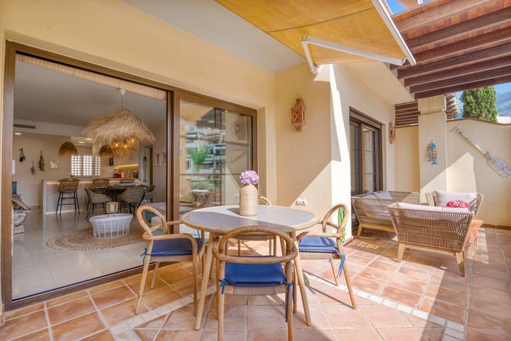 Appartement de vacances pour 4 personnes, avec Balcon et Bassin pour enfant