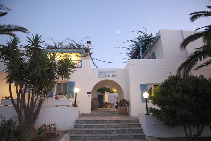 Maison d’hôte pour 2 personnes, avec jardin ainsi que balcon et vue dans Syros