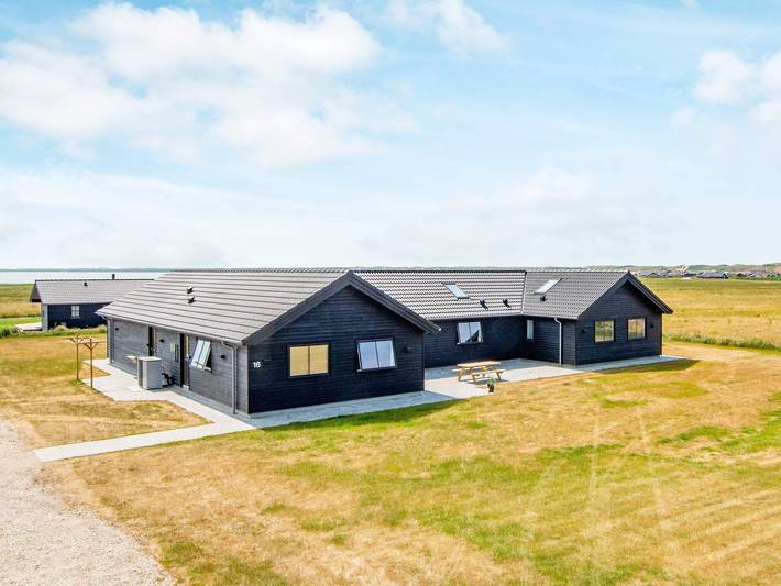 Vakantiehuis voor 24 personen, met terras en zwembad, kindvriendelijk in Vejlby Klit