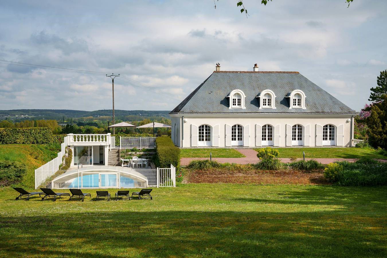 Maison familiale avec piscine près de Chinon in Brizay, Parc naturel régional Loire-Anjou-Touraine