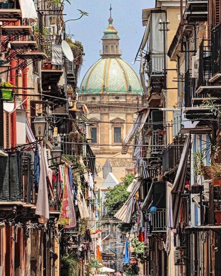 BnB für 2 Personen, mit Ausblick und Balkon in Palermo - 3