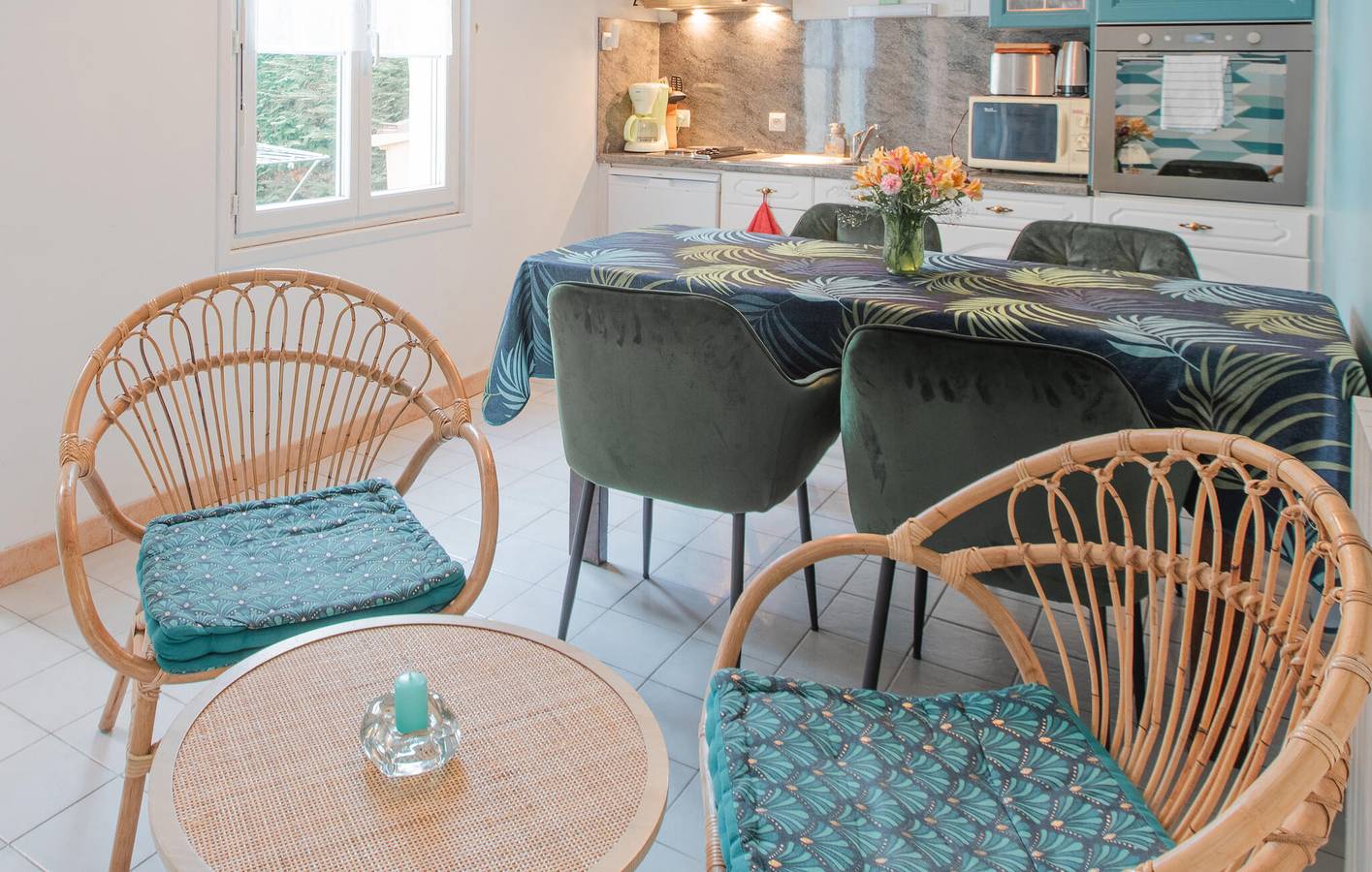 Encantador apartamento cerca de la costa y del centro de la ciudad, con jardín y wifi in Lézardrieux, Costa de granito rosa