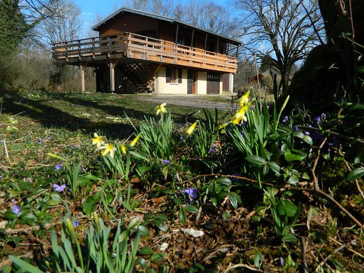 Chalet pour 7 personnes, avec balcon et jardin dans le Jura - 2