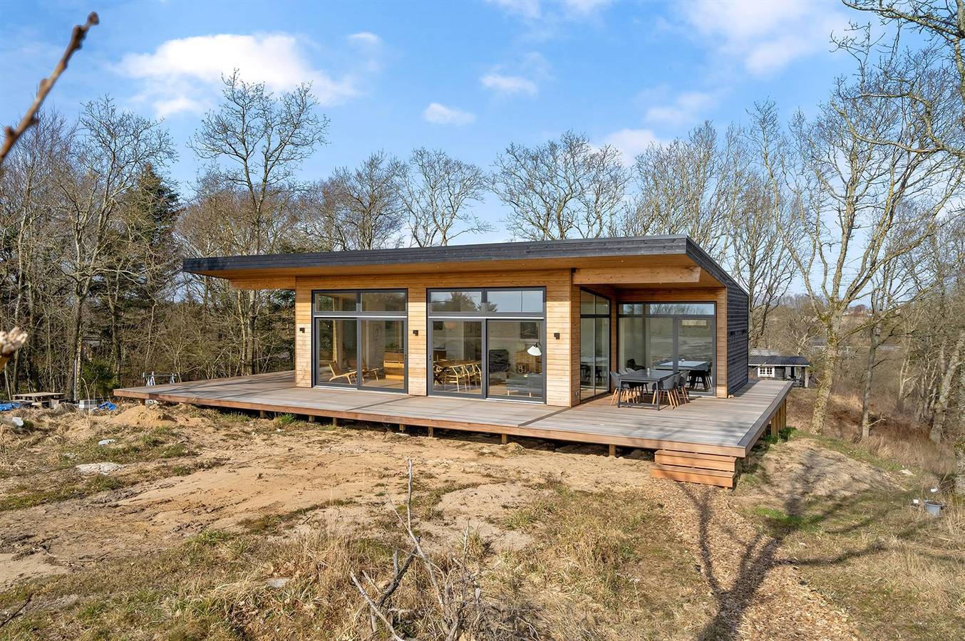 Home in Spøttrup with sauna in Limfjord in Westjütland