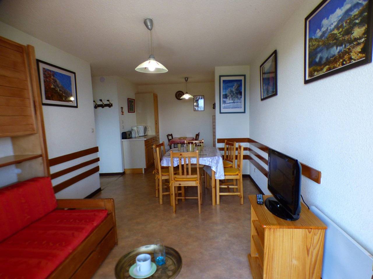 Appartement entier, Appartement 2 Pièces 5 Pers. aux Saisies avec Balcon Sud in Les Saisies, Région d'Albertville