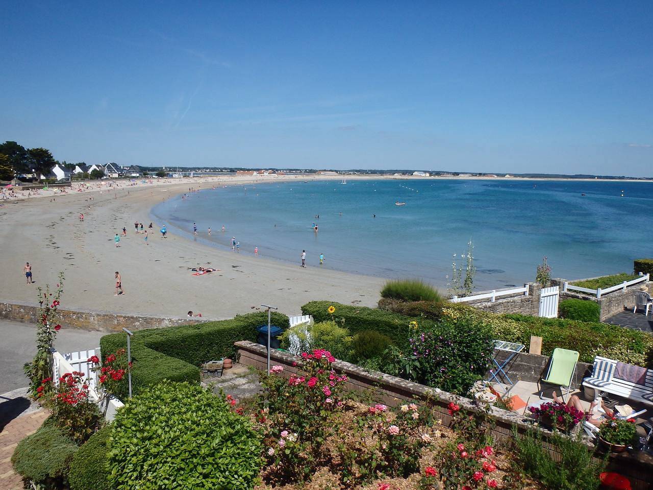 De La Plage in Gâvres, Côte des Mégalithes