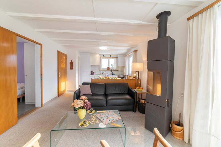 Ferienhaus für 6 Personen, mit Balkon und Terrasse sowie Garten in Wildhaus