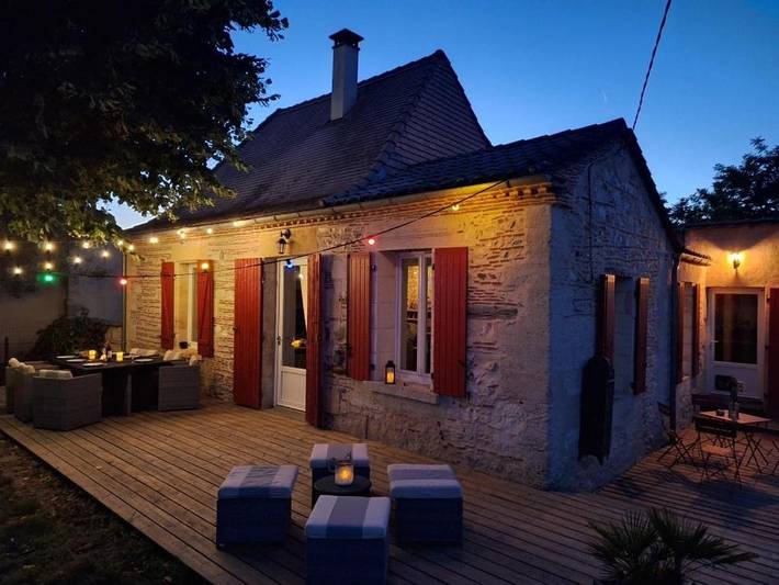 Location de vacances pour 6 personnes, avec vue et jardin, animaux acceptés à Saint-Avit-Saint-Nazaire - 3