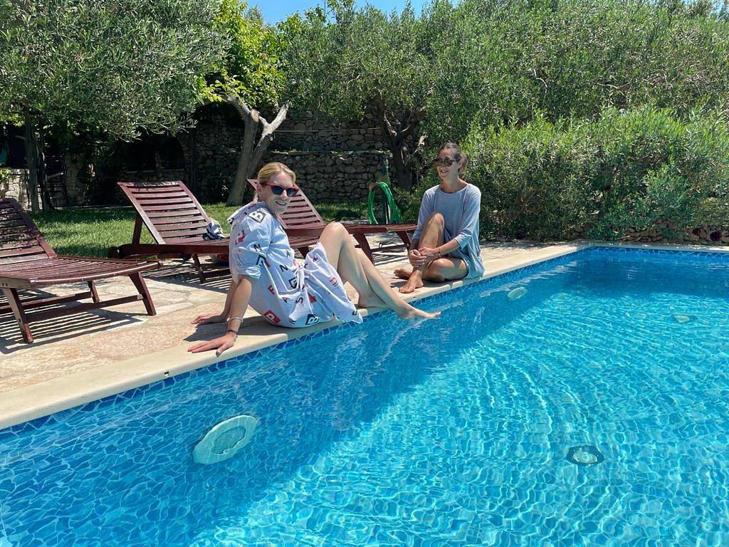 Ferienhaus in Bol mit Meerblick, Terrasse, Klimaanlage, W-Lan (120-1) in Bol, Brac