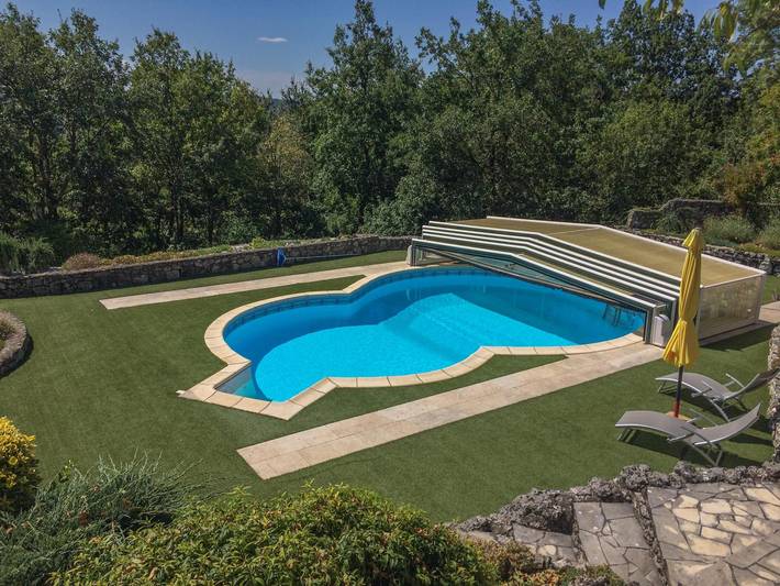Tour en pierre rénovée avec piscine privée in Roquecor, Quercy