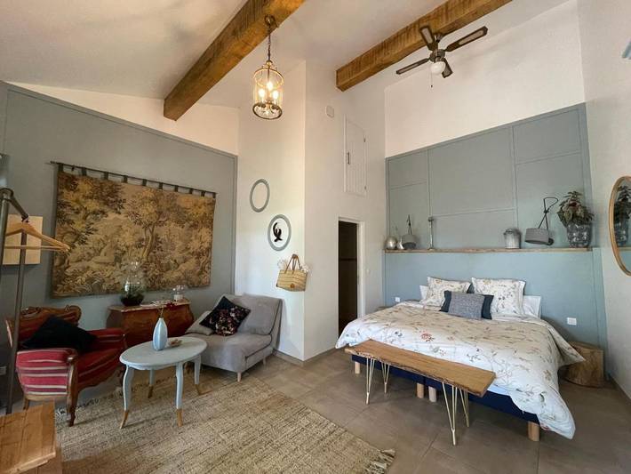 Location de vacances pour 4 personnes, avec vue ainsi que jardin et piscine, animaux acceptés à Lagraulet-du-Gers - 4