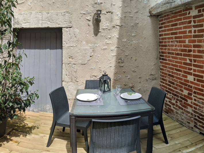 Appartement de vacances pour 2 personnes, avec jardin