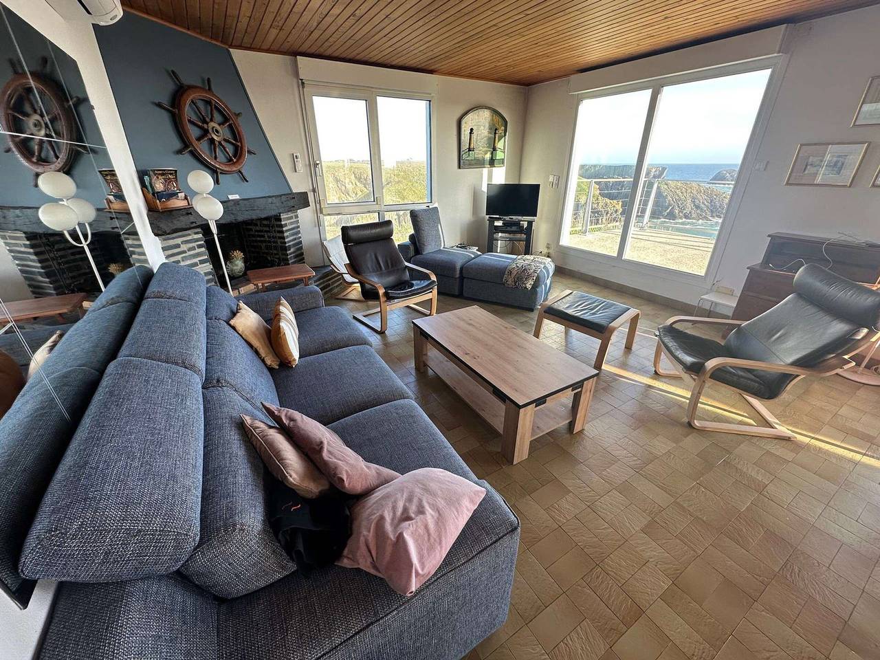 Maison familiale spacieuse face mer à Belle-Île in Bangor, Côte des Mégalithes